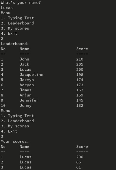 TerminalTyper – screenshot 3