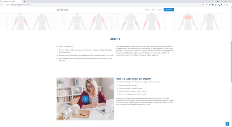 EZ Fitness – screenshot 1