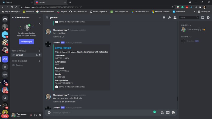 CoviBot – screenshot 5