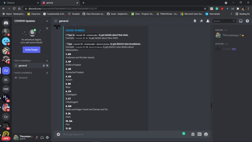 CoviBot – screenshot 4