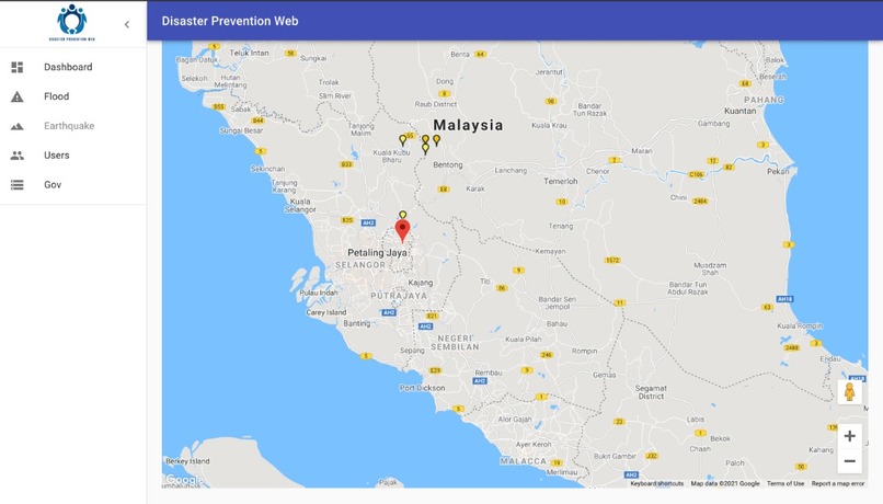 Disaster Prevention Web – screenshot 4