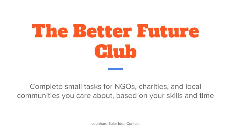 The Better Future Club – screenshot 1