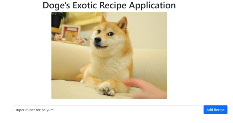 Doge's Exotic Recipe List – screenshot 1