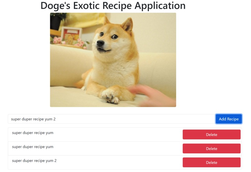 Doge's Exotic Recipe List – screenshot 2