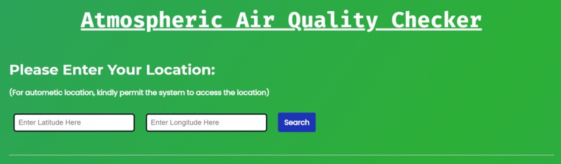 Air Quality Tracker – screenshot 1