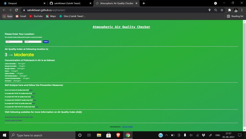 Air Quality Tracker – screenshot 5