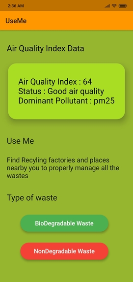 UseMe – screenshot 1