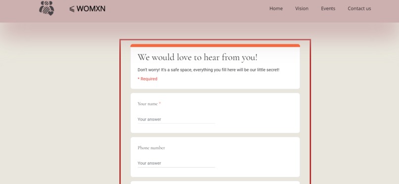 WOMXN : A Safe Space – screenshot 4