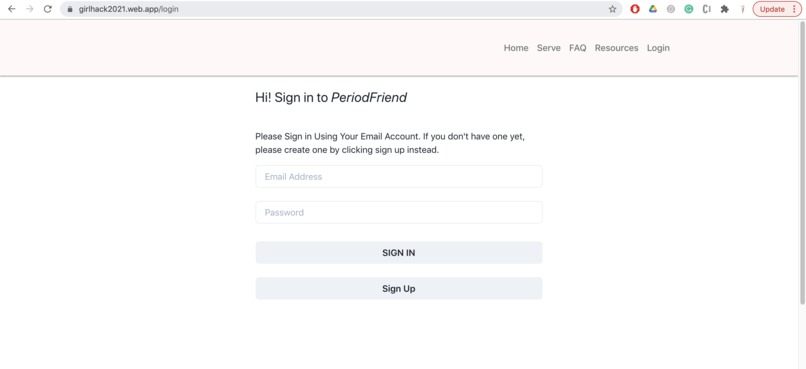 PeriodFriend – screenshot 1
