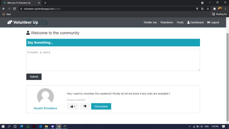VolunteerUp – screenshot 3
