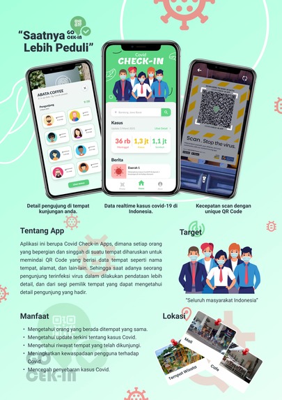 COVID CHECK-IN APPS – screenshot 1
