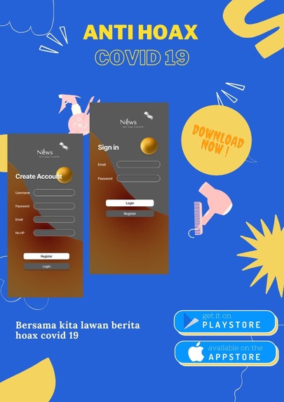 Aplikasi anti hoax covid-19 – screenshot 1