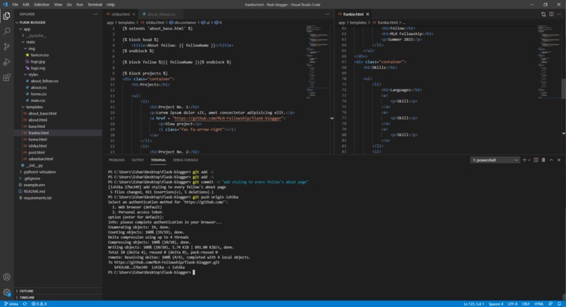 MLH Fellowship Portfolio Told by Current Fellows – screenshot 2