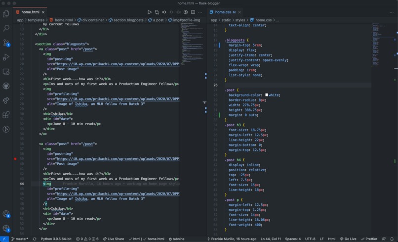 MLH Fellowship Portfolio Told by Current Fellows – screenshot 4