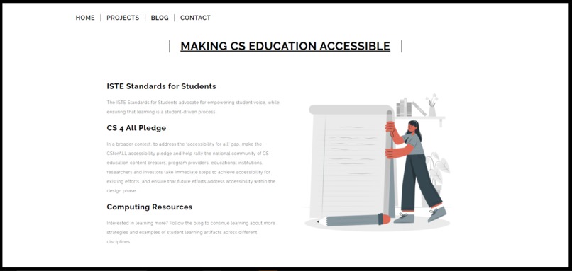 MLH-Portfolio – screenshot 3