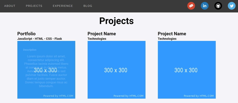 Spongebob Portfolio – screenshot 2