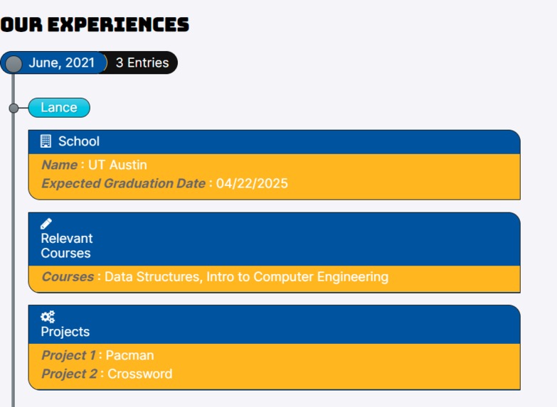 MLH Fellowship Portfolio Site – screenshot 2