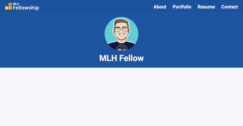 Personal Portfolio Site – screenshot 1