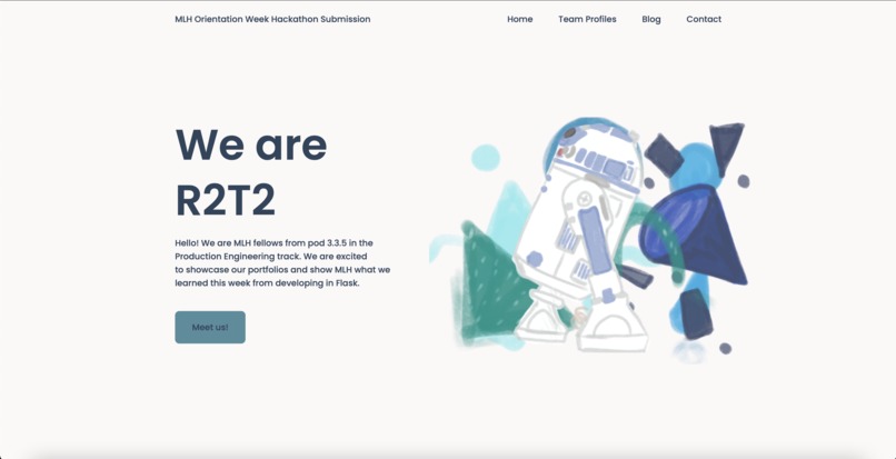 R2T2 portfolio – screenshot 1
