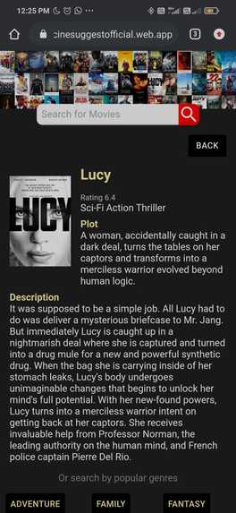 CineSuggest – screenshot 3