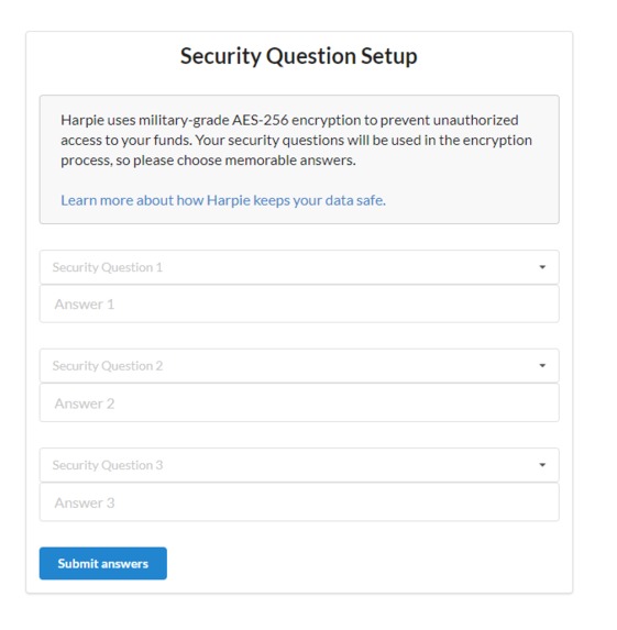 Harpie Zero Knowledge Proof (ZKP) – screenshot 1