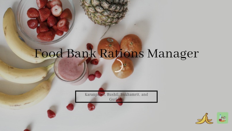 Food Banks Rations Manager – screenshot 1