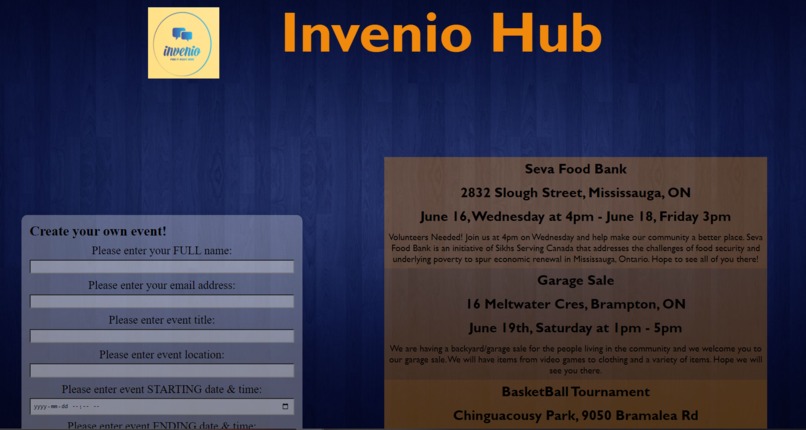 Invenio Hub – screenshot 2