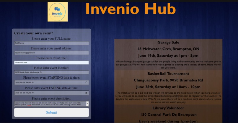 Invenio Hub – screenshot 3