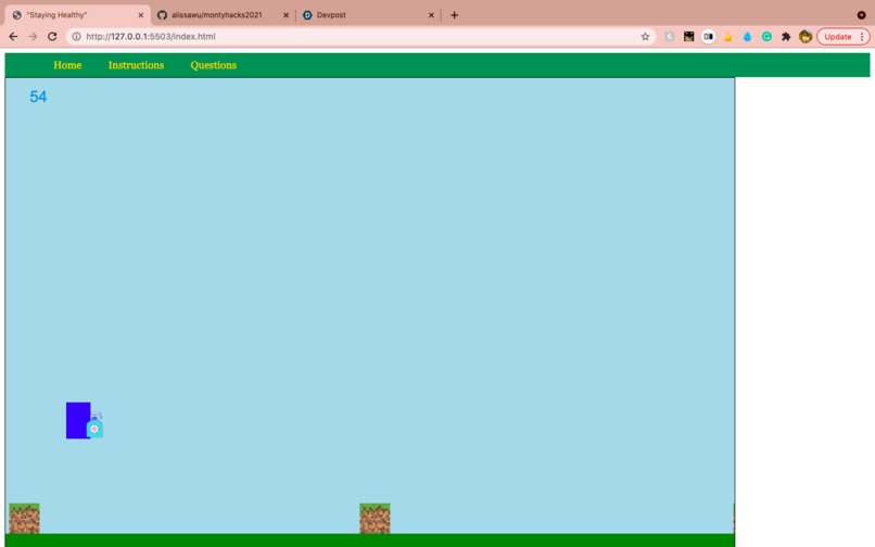 Staying Healthy – screenshot 3