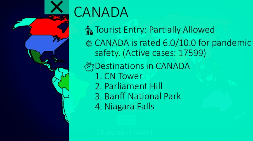 Quarantravel – screenshot 2