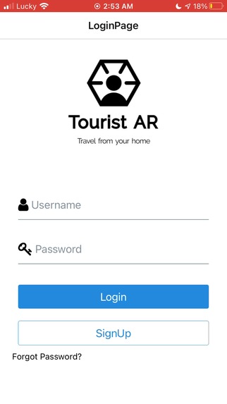 Tourist AR – screenshot 1