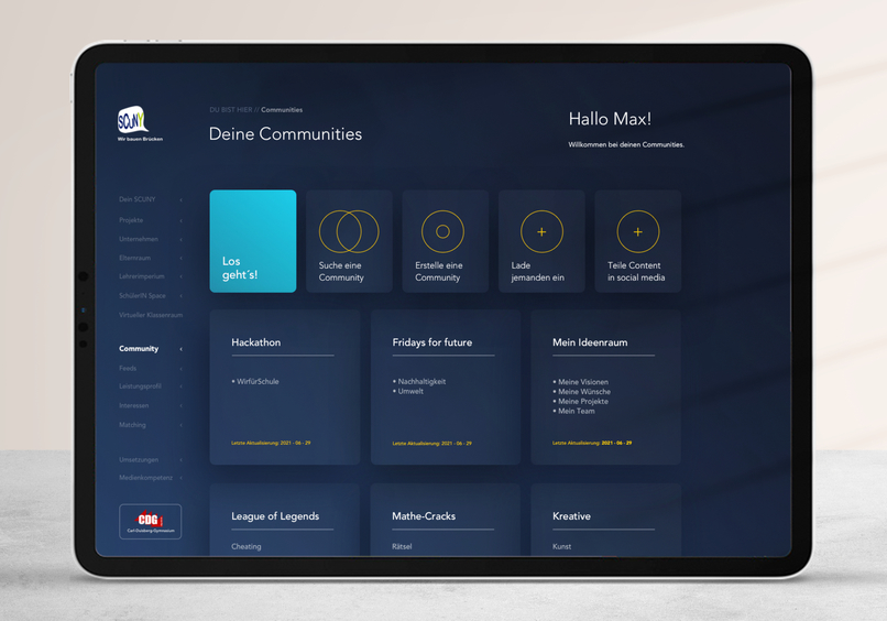 SCUNY - die Community für Schüler:innen & Berufserfahrene – screenshot 4