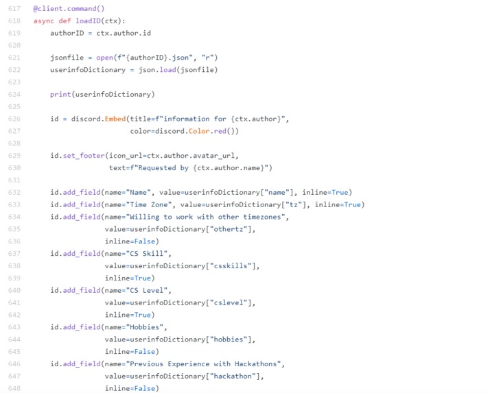InterHacks Discord Bot – screenshot 8