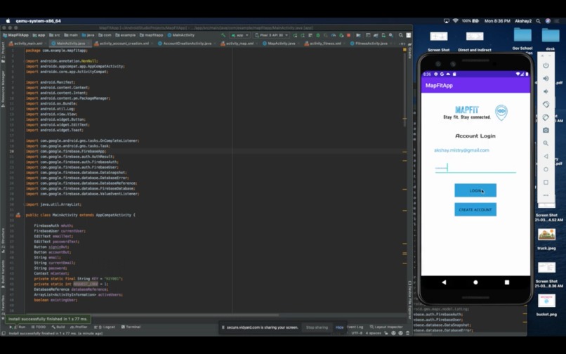 MapFit – screenshot 1