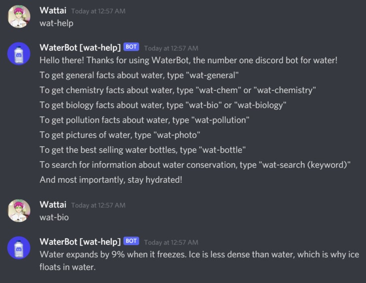 WaterBot – screenshot 1