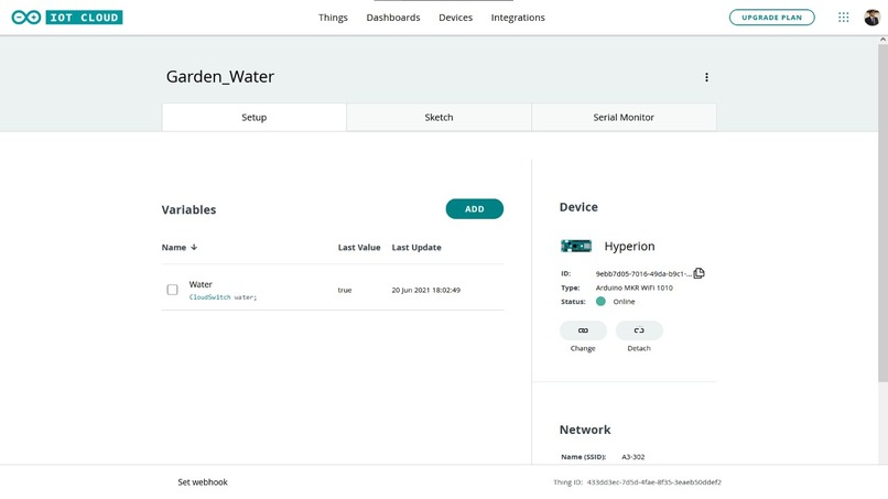 Alexa Skills based Remote Gardening Kit – screenshot 4