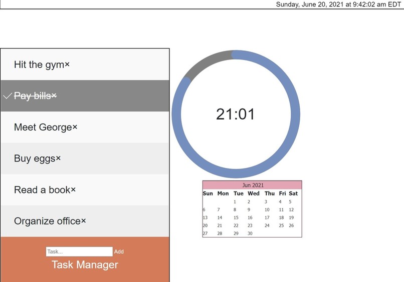 Productivity Study Screen – screenshot 1
