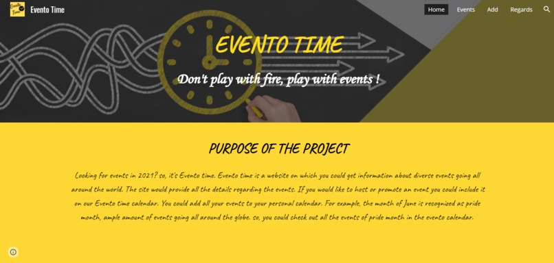 Evento Time – screenshot 1