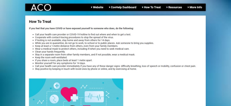 ACO CovHelp – screenshot 2