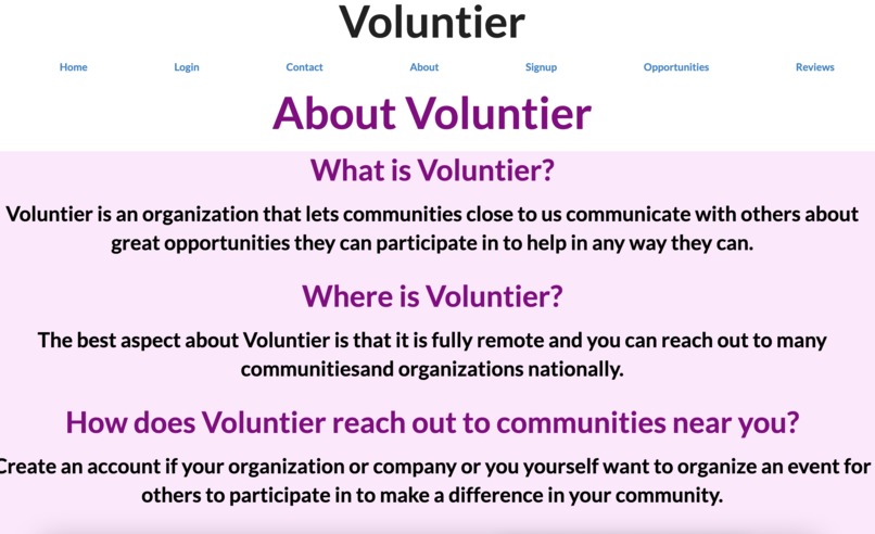 Voluntier – screenshot 2