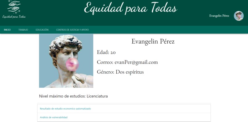 Equidad para Todas, Dijkstras's Coders, Equipo 8 – screenshot 9