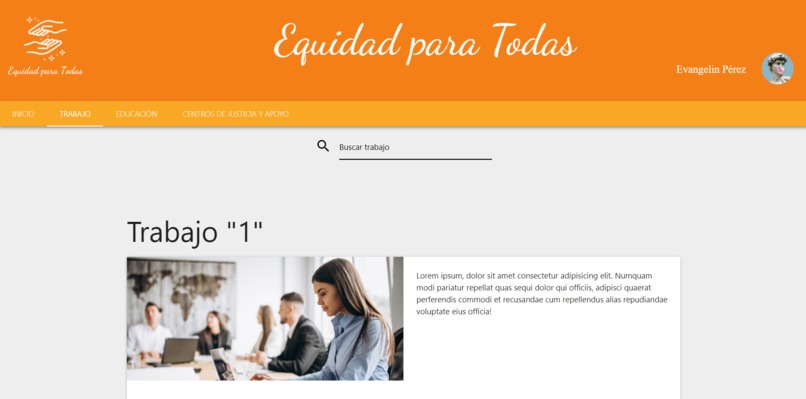 Equidad para Todas, Dijkstras's Coders, Equipo 8 – screenshot 2