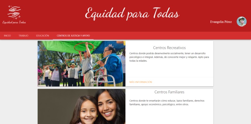 Equidad para Todas, Dijkstras's Coders, Equipo 8 – screenshot 5