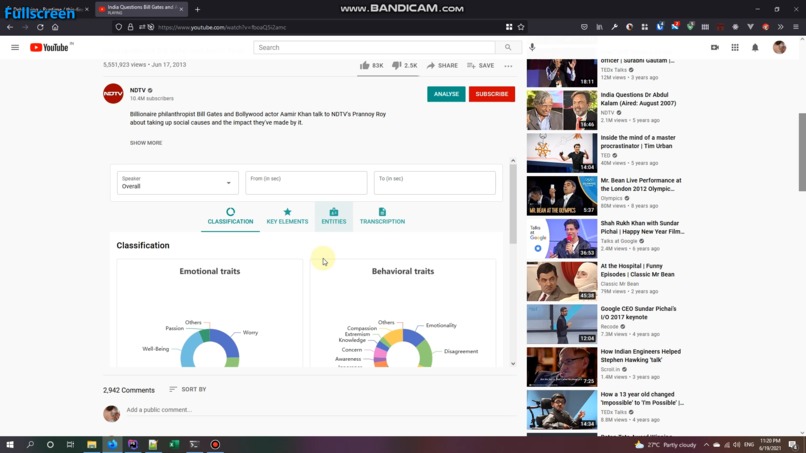 Youtube Sentiment Analysis – screenshot 1