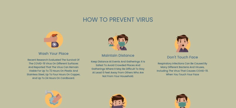 Prevention from Corona Virus with Tracker – screenshot 3