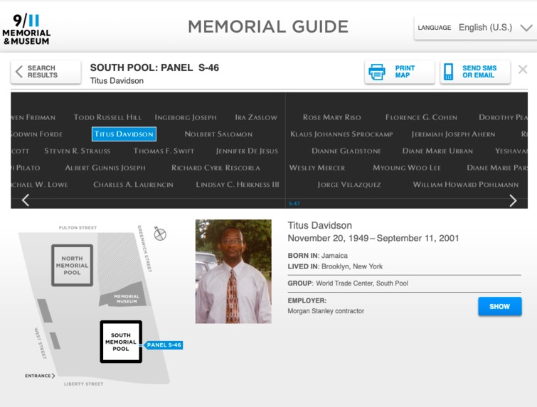 WTC Memorial AR App – screenshot 5