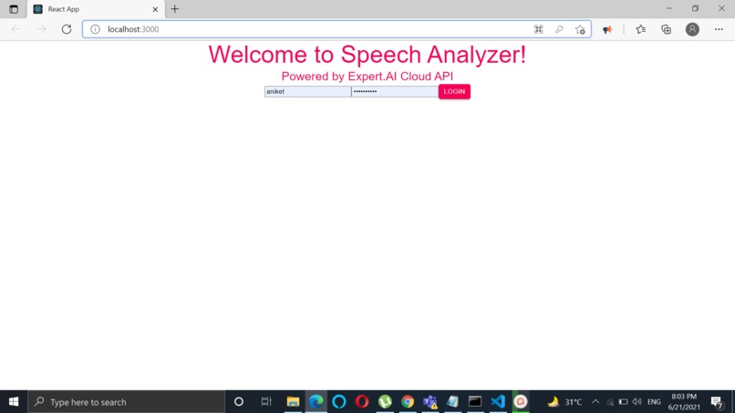 Live-Speech-Analyzer-Expert.AI – screenshot 1
