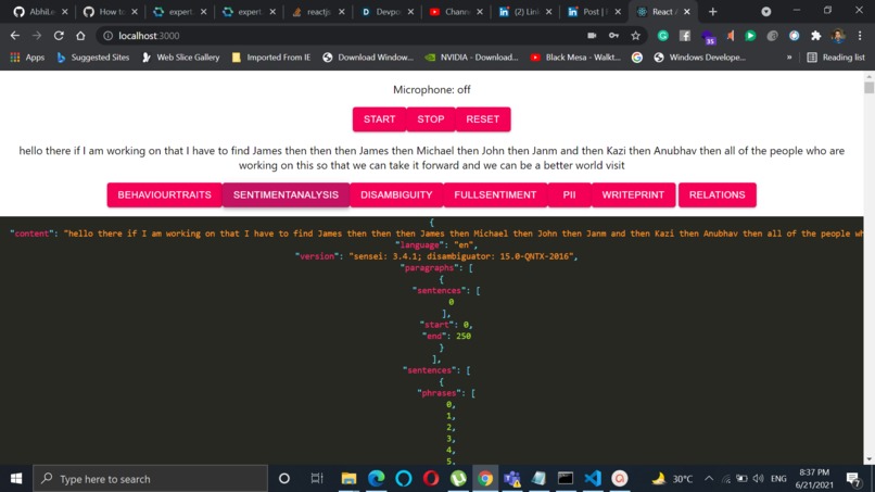 Live-Speech-Analyzer-Expert.AI – screenshot 4
