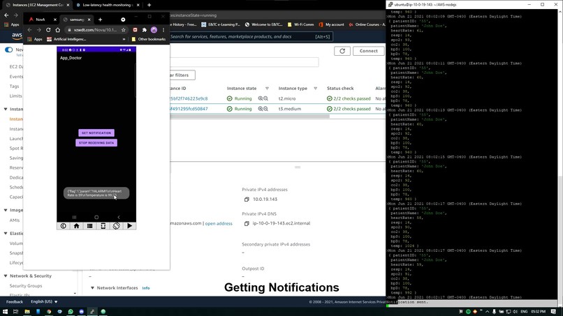 Low-latency health monitoring system for critical patients. – screenshot 1