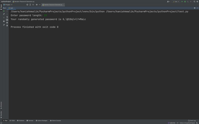 Random Password Generator – screenshot 1